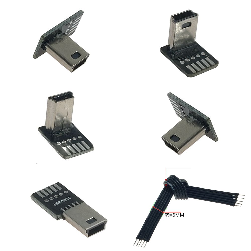 DIY 3PCS mini USB2.0 Male Plug - Transmission Jack Adapter ulasan dan harga