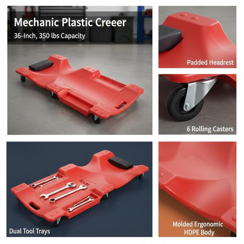 Rolling Creeper Board 36-Inch  - Auto Repair Shop ulasan dan harga