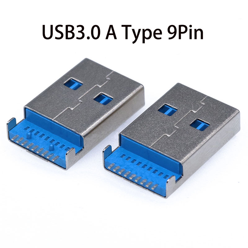 10PCS USB 3.0 A Type Male Plug - Transmission Jack Adapter ulasan dan harga