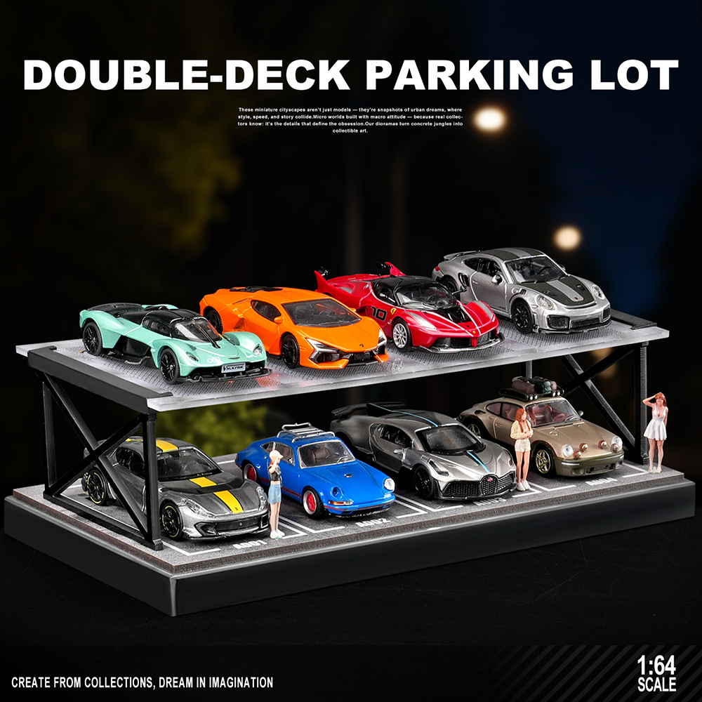 1/64 Two-story Parking Lot Sce - Auto Repair Shop ulasan dan harga