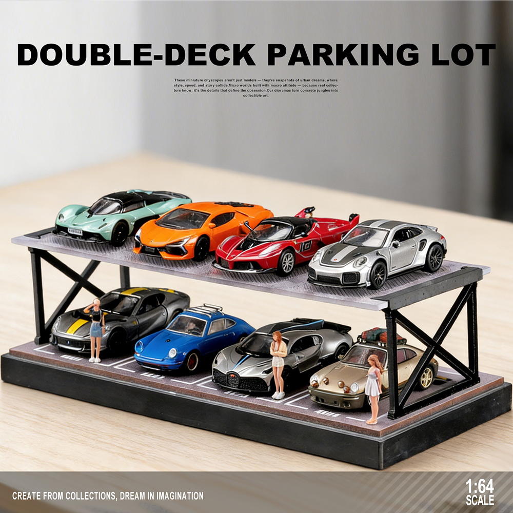 1/64 Two-story Parking Lot Sce - Auto Repair Shop ulasan dan harga