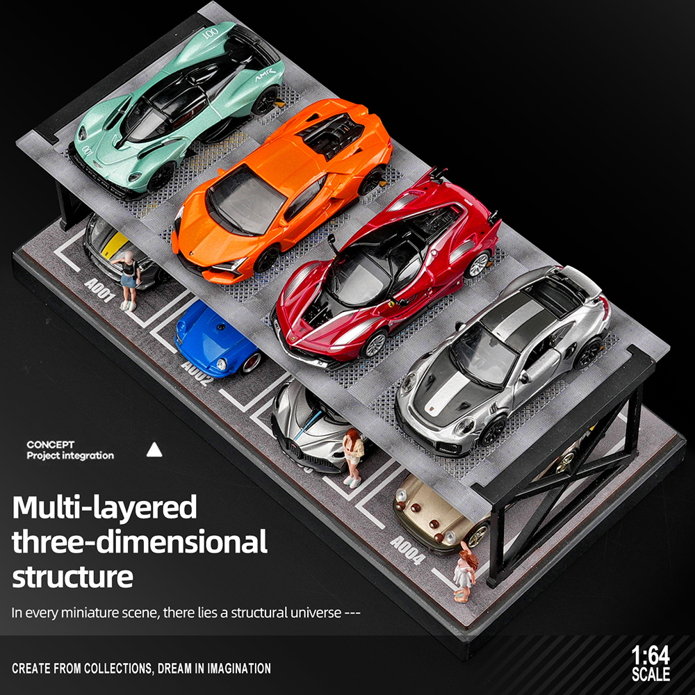 1/64 Two-story Parking Lot Sce - Auto Repair Shop ulasan dan harga