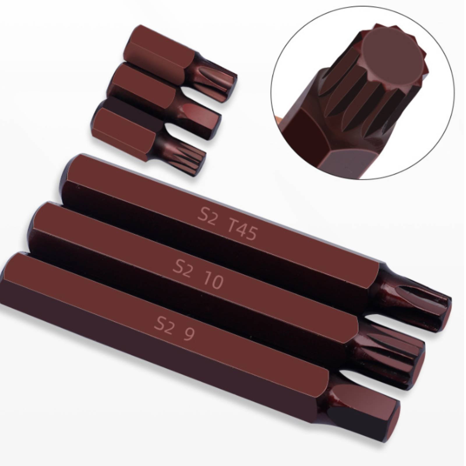 60 Pieces Star Drive Bit Set H - Auto Repair Shop ulasan dan harga