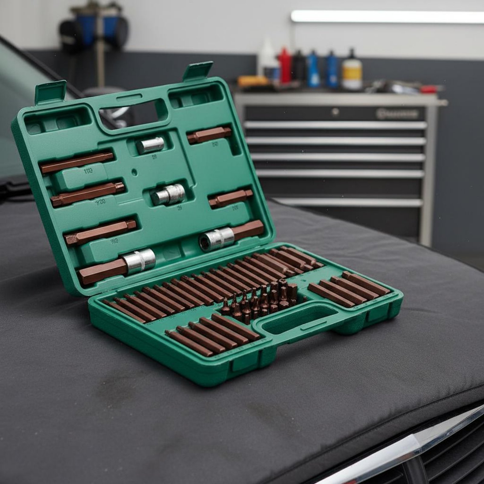 60 Pieces Star Drive Bit Set H - Auto Repair Shop ulasan dan harga