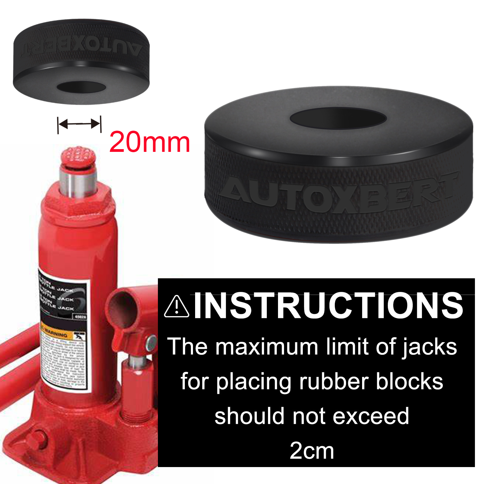 Rubber Bottle Jack Pad Protect - Transmission Jack Adapter ulasan dan harga