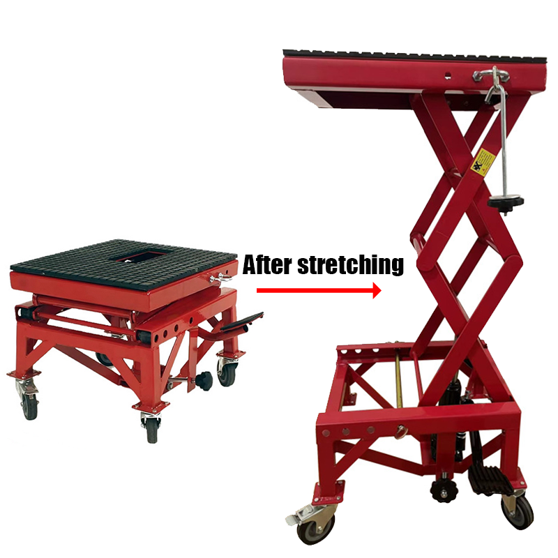 Hydraulic Motorcycle Lift Tabl - Transmission Jack Adapter ulasan dan harga
