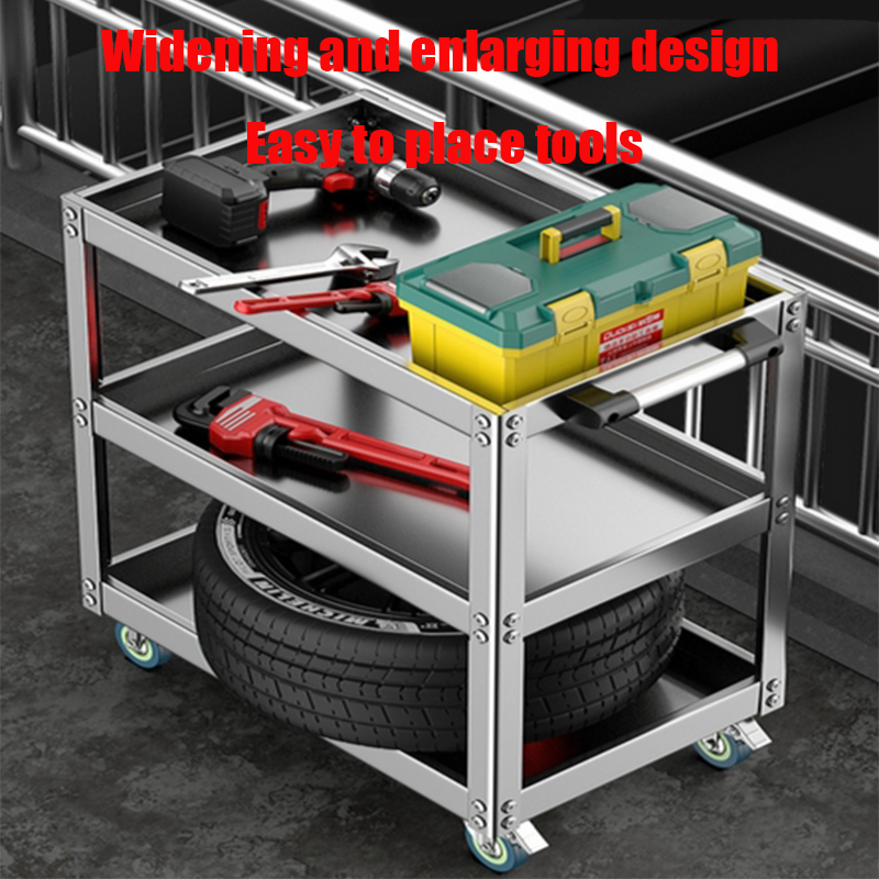 2/3 layers Trolley Stainless S - Auto Repair Shop ulasan dan harga