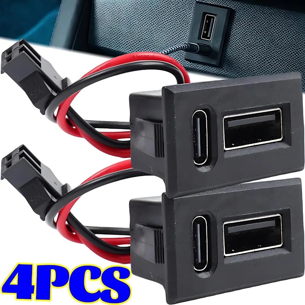 Double Layer Dual Type C USB F - Transmission Jack Adapter ulasan dan harga