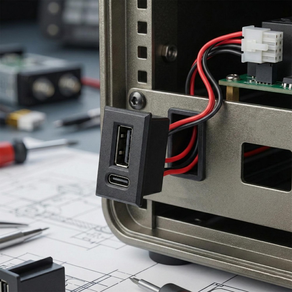Double Layer Dual Type C USB F - Transmission Jack Adapter ulasan dan harga